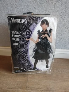 Wednesday Addams Costume Child Size Small (4/6) Spirit Halloween - Picture 1 of 14