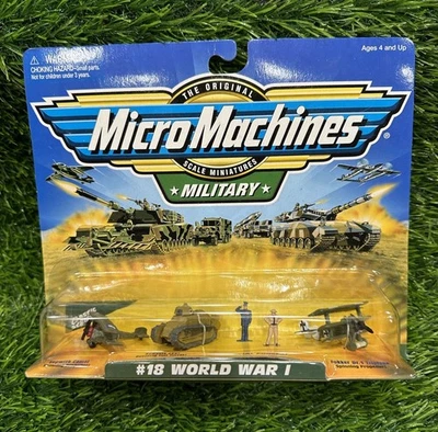 Vintage 1998 GALOOB MICRO MACHINES MILITARY Toy #18 WORLD WAR I- New - Image 1 of 3