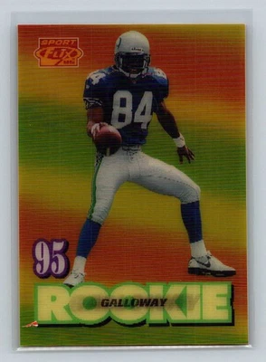 Joey Galloway 1995 Sportflix #123 RC Seattle Seahawks - Image 1 of 2