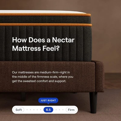 Colchão completo Nectar Premier cobre 14" - Colchão de espuma com memória gel firme médio  - Imagem 1 de 4