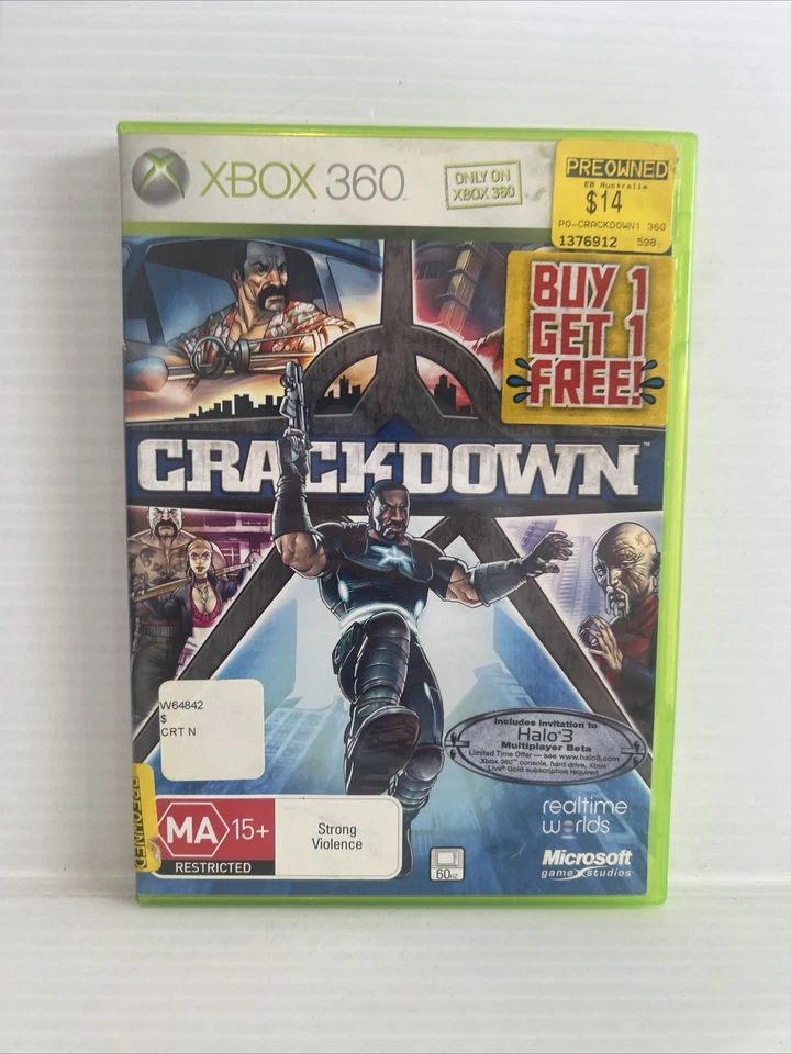 Crackdown - Xbox 360 Game - No Manual - Free Postage PAL - Image 1 of 2