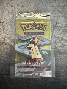 Pokemon Neo Genesis EMPTY Pack Typhlosian minty! - Picture 1 of 3