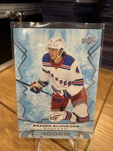 2022-23 Upper Deck Rookie Branden Schneider Ice #119 New York Rangers - Picture 1 of 2