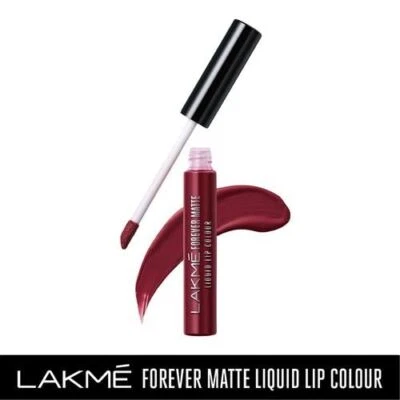 Color de labios líquido mate Lakmé Forever, sangría roja, 5,6 ml Foto 1 de 4