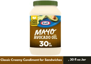 Mayonesa Kraft Mayo con aceite de aguacate reducida en grasa - clásica cremosa - Imagen 1 de 4