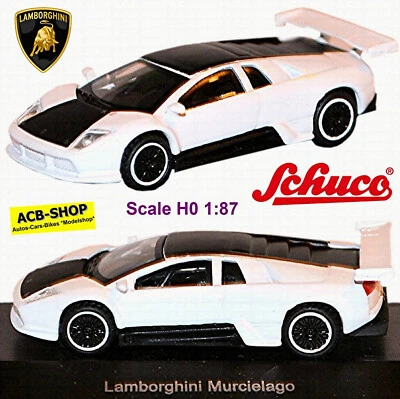 Lamborghini Murcielago LP640 Coupè R-Gt 2001-06 Bianco 1:87 Schuco 25562 - Immagine 1 di 4