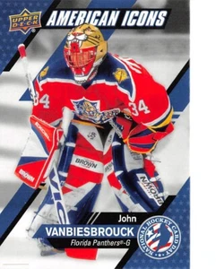 2020-21 UD National Hockey Card Day USA #USA12 John Vanbiesbrouck - Picture 1 of 2