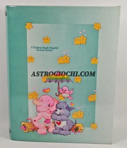CARE BEARS ORSETTI CUORE NOTEBOOK QUADERNO A5 ANELLI MONDADORI VINTAGE '86 NUOVO - Picture 1 of 3