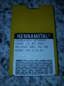Kennametal CNMG 432K KC9045 CARBIDE INSERTS 10pcs *** NEW FREE SHIPPING !!! - Picture 1 of 3