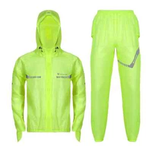 Cycling Raincoat Raincoat Reflective MTB Road Bike Cycling Jacket Pants Suit - Picture 1 of 30