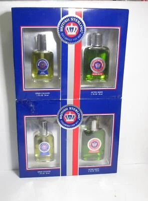 BRITISH STERLING SPRAY COLONIA 1 OZ Y SALPICADURAS PARA DESPUÉS DEL AFEITADO 2 OZ - JUEGO DE REGALO - 2 PIEZAS Foto 1 de 4