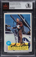1963 Topps Space Popsicle John Glenn Auto Card BGS BAS