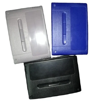 SUPER NINTENDO CARTUCCIA CASE DI RICAMBIO 16 BIT SHELL GUSCIO CUSTODIA SNES  - Immagine 1 di 2