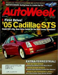 AutoWeek Magazine July 12, 2004 '05 Cadillac STS, BMW M5 Super Sedan - Imagen 1 de 2
