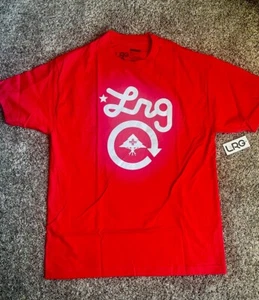 Herren rot LRG Lifted Research Group Standard Fit Baumwolle T-Shirt Größe Large - Bild 1 von 7