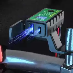 Cargador Voltímetro Adaptador Carga Rápida 12V SAE a USB PD Motocicleta USB Tipo C - Imagen 1 de 21