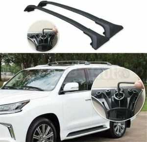 2 Pcs Fits for LX570 2016-2023 Aluminum Roof Rail Rack Cross Bar Crossbar - Bild 1 von 5