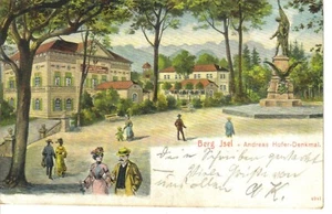 AK Lithokarte Berg Isel Hofer Innsbruck 1908 gelaufen Tirol ANSCHAUEN !!! - Picture 1 of 1