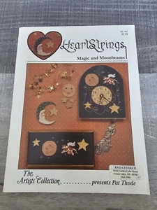 Vtg Heart Strings Magic And Moonbeams Cross Stitch Halloween Pattern 1991 121b - Picture 1 of 4