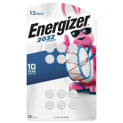 Energizer CR2032 Lithium Batteries - 12 Count - Image 1 of 2