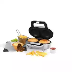 Progress Non-Stick Deep Fill Double Pie Maker with Crimping Edge 1000W EK4082PAR - Picture 1 of 8