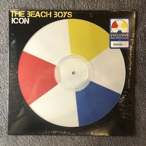Sealed Beach Boys Icon Walmart Exclusive Beach Ball  Picture Disc LP- INT’L SHIP - Picture 1 of 2