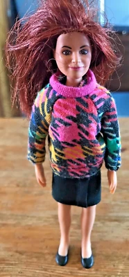 Кукла Full House Becky винтажная экшн-фигурка с свитером юбкой желтовато-коричневым семейным телевидением - Изображение 1 из 4