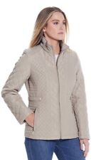 NWT GIACCA Gallery Womens Quilted Coat Jacket XL Extra Large Ships FREE!