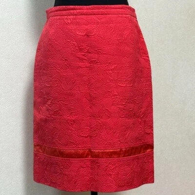 Falda Louis Vuitton Estampado Floral Algodón Parte Inferior Hecha en Francia Talla 38 US6 Foto 1 de 4