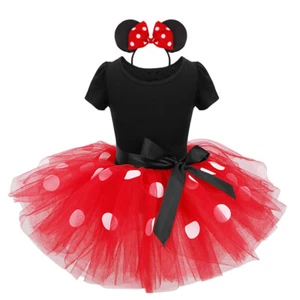 Toddler Girl Kid Fancy Tutu Dress Outfit Princess Xmas Cosplay Party Costume - Picture 1 of 17
