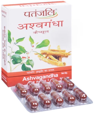 Ashvagandha Capsules | Ashwagandha 20 Capsules Pack - Stress Wellness - Image 1 of 4