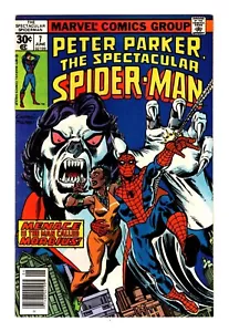 THE SPECTACULAR SPIDER-MAN 7 (NM-) MORBIUS / 1st EMPATHOID / 1977 BRONZE AGE * - Picture 1 of 2