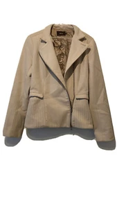 REISS SUEDE BIKER JACKET XS - Picture 1 of 3
