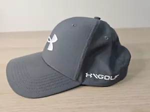 Under Armour Mens UA Golf96 Adjustable Baseball Cap Golf Hat Grey OSFM - Picture 1 of 6