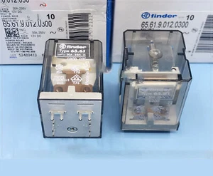 1PC TYPE 65.61  65.61.9.012.0300 12VDC Intermediate Relay 30A 250VAC  4Pins - Picture 1 of 1