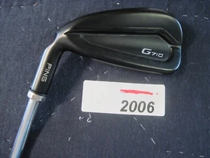 LH  Ping G710  Black  Dot  - 7 Iron - AWT 2.0  -    Regular Flex Steel #2006 - Picture 1 of 9