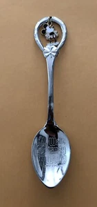 Cuchara Dije Colgante De Colección Walt Disney World Oro Mickey Mouse Esmalte EE. UU. - Imagen 1 de 5