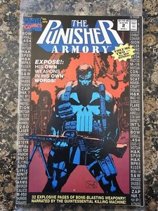 Punisher Armory #2 Comic Book 1991 Eliot Jim Lee Marvel Comics - Picture 1 of 2