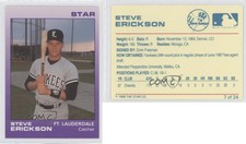 1988 Star Ft Lauderdale Yankees Steve Erickson #7