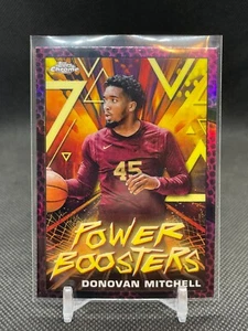 2023-24 Topps Chrome - Power Boosters #PB-4 Donovan Mitchell - Picture 1 of 2