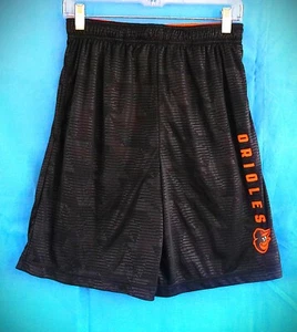 Pantalones Cortos MLB BALTIMORE ORIOLES 'Majestic' Para Hombre Pequeños Negros/Naranja Equipo Nuevos con Etiquetas - Imagen 1 de 3