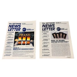 80er Software Newsletter dBase III Electronic Arts Vintage 1984 - Bild 1 von 8