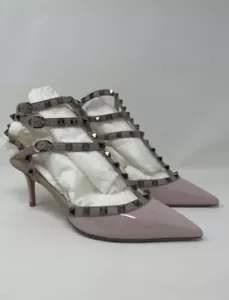 Valentino Garavani Rockstud Sandals Heels 65MM Size 39 - Picture 1 of 9