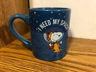 Snoopy I Need My Space Coffee Mug Astronaut Nasa Blue 14 Oz Tea 2019 Peanuts New