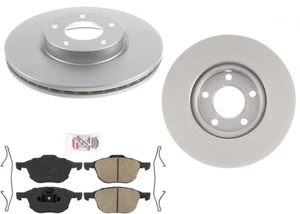 Frt AmeriPro GEO Coated Disc Brake Rotors Brake Pads Hardware Fits Mazda 5 06-17 - Picture 1 of 7
