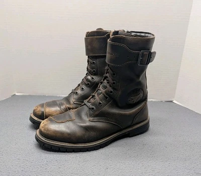 Stylmartin Rocket Botas de Motocicleta para Hombres Moto Cuero Marrón Impermeables EU 42 US 9 Foto 1 de 4