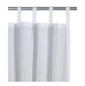 IKEA WILMA coppia tende bianche a linguetta 145 x 300 cm misto cotone/poliestere nuove - Foto 1 di 7
