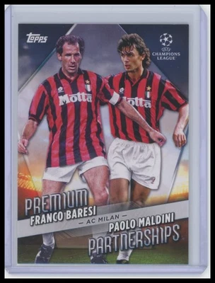 2022-23 Topps UEFA #PP-13 Baresi/Maldini Premium Partnerships Foto 1 de 2