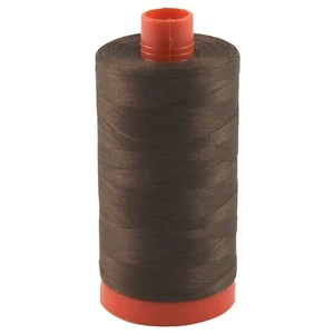 Thread 2360 CHOCOLATE Cotton Mako 50wt Large Spool 1300m - Picture 1 of 1