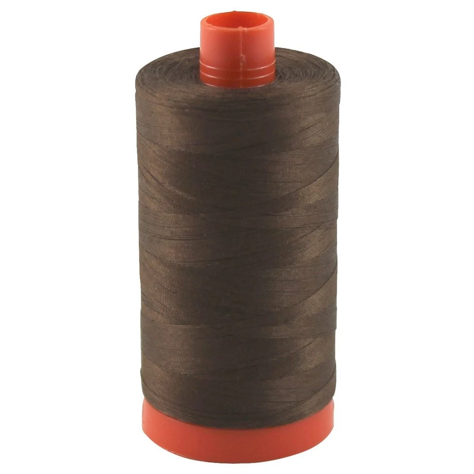 Thread 2360 CHOCOLATE Cotton Mako 50wt Large Spool 1300m - Image 1 of 1
